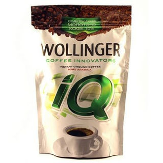 Кофе Воллинджер  IQ растворимый с добавлением молотого 150г